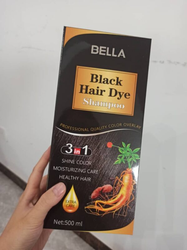 BELLA Black Hair Dye Shampoo - Bild 3